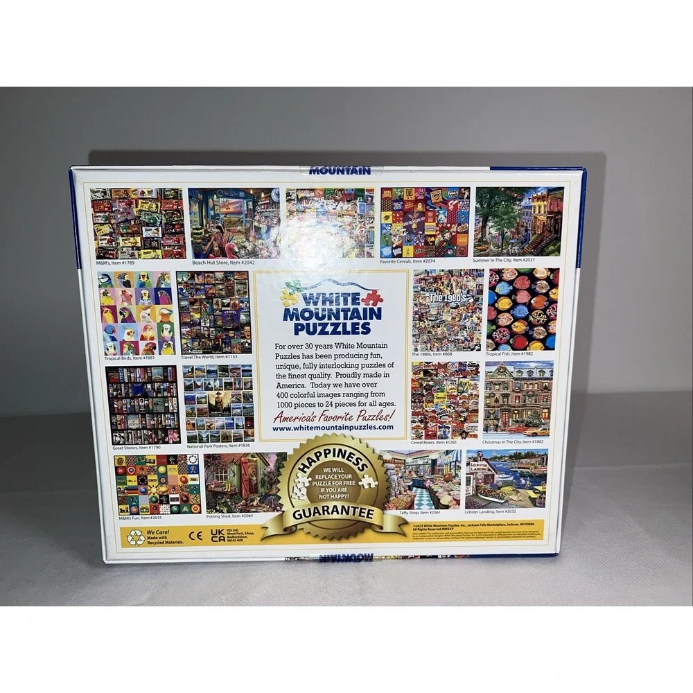 Broadway The Musicals Collage 1000 Piece Jigsaw Puzzle White Mountain NEW Sealed